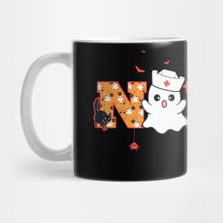 Halloween Nurse Ghost Mug